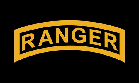 Ranger Tab 3x5 Flag Double Sided Us Army Rangers Lead Etsy