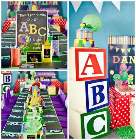 Alphabet Birthday Parties Alphabet Party 2nd Birthday Party For Boys