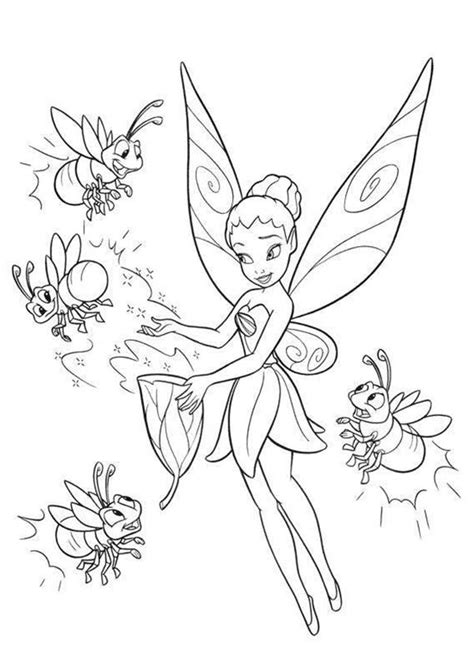 Disney Fairies Coloring Pages Iridessa