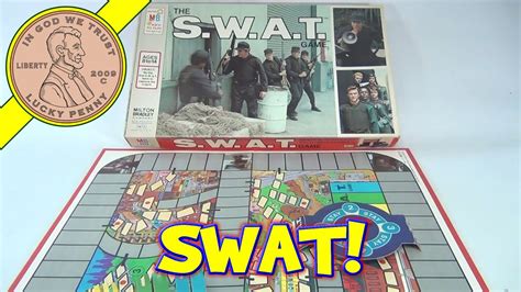 Vintage 1976 Swat Tv Show Board Game Milton Bradley Youtube