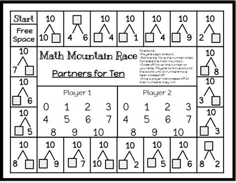 Math Mountain Worksheets Math Printable Worksheets