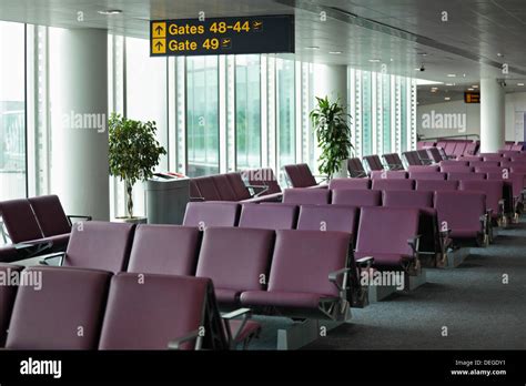 Airport Departure Gate Stock Photo Alamy