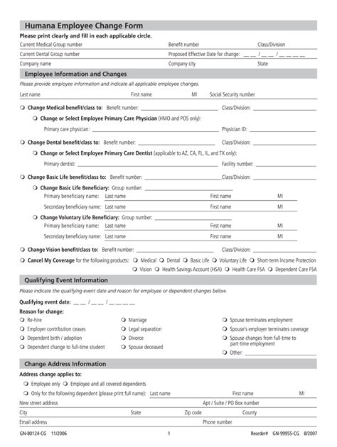 Humana Provider Enrollment Update Form Enrollment Form