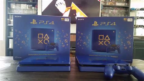 Limited Edition Blue Ps4 Unboxing Days Of Play Youtube