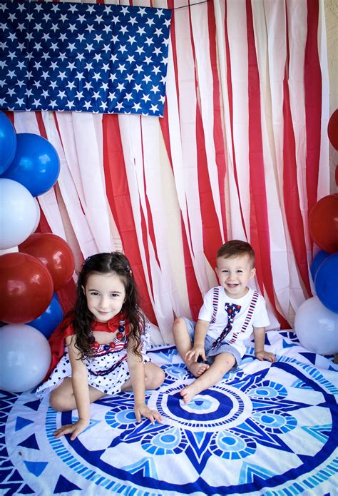 4th Of July American Flag Backdrop And Diy Confetti Poppers Crazy