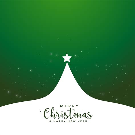 Green Merry Christmas Tree Poster Design Download Free Vector Art