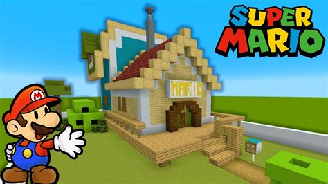 Minecraft Tutorial How To Make Marios House Paper Mario Youtube