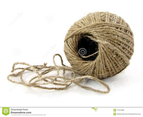 Ball of String isolated stock photo. Image of packthread - 17374308