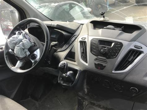 Ford Transit Custom 20 Tdci 16v Eco Blue 130 Épave 2017 Noir
