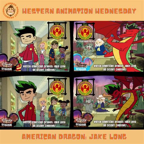 Western Animation Wednesday American Dragon Jake Long Todays Theme Is Western Animation