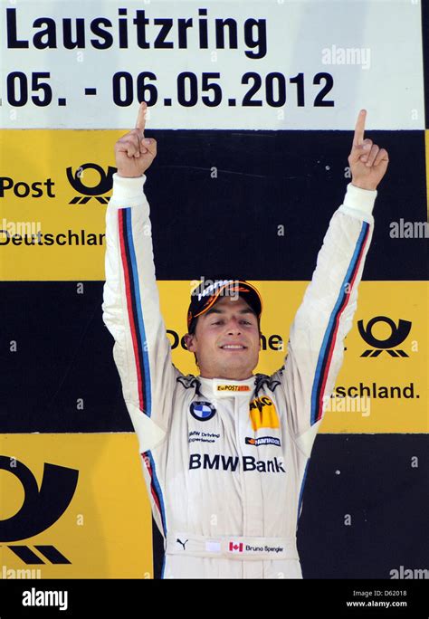 Canadian Racing Driver Bruno Sprengler Bmw Celebrates His Victory Of