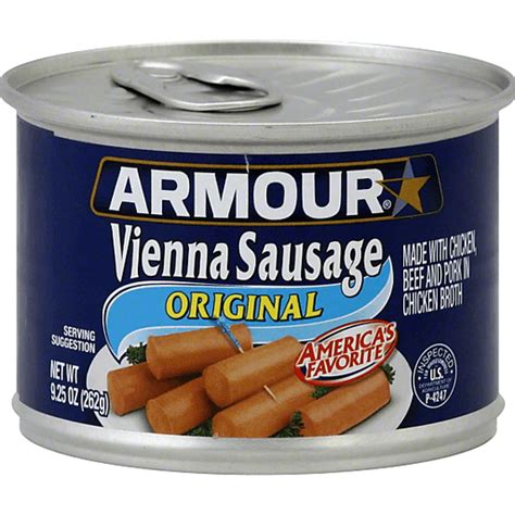 Armour Original Vienna Sausage 925 Oz Can Tonys