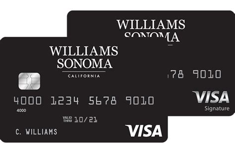 This no annual fee card from comenity provides free shipping, a birthday gift, and the opportunity to earn $25 williams sonoma certificates from everyday purchases. Williams Sonoma Visa Credit Card - Manage your account