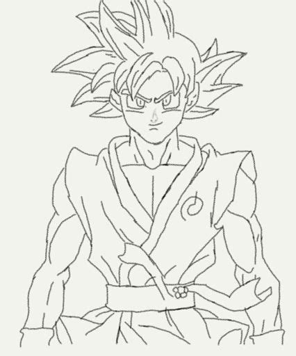 Desenhos para colorir e imprimir. Desenho Goku Super Saiajyn God | Dragon Ball Oficial™ Amino