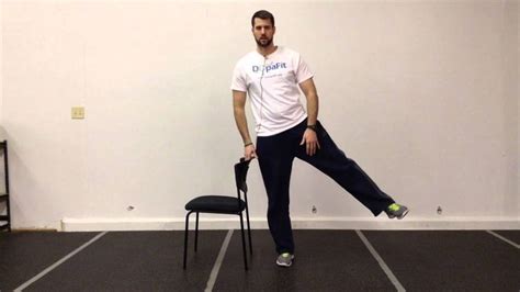 Parkinsons Disease Balance Exercises Hip Abduction And Sit To Stand Squat Parkinsons