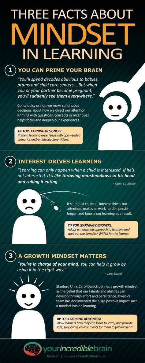 The 3 Facts About Mindset In Learning Infograph Learn A New