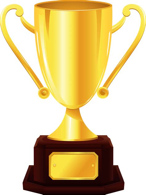 Gold Cup Trophy Png Clipart Picture Transparent Background Trophy Png