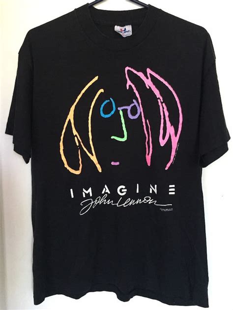 Vintage John Lennon T Shirt Imagine Original Roc Gem