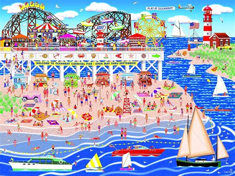 Oceanbay Carnival Pier 1000 Piece Jigsaw Puzzle Walmart Canada