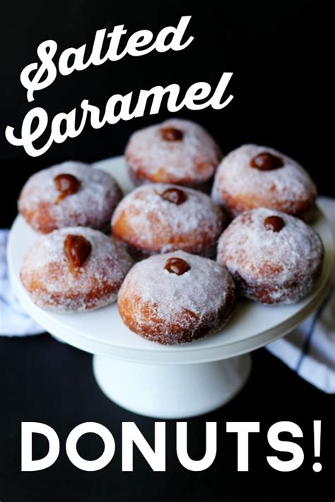 Salted Caramel Donuts The Sugar Hit