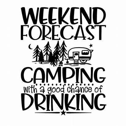 Camping Bucket Svg Drinking Cricut Camper Signs