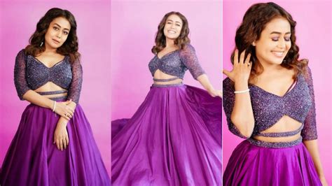 Indian Idol 12 Judge Neha Kakkar Looks Dreamy In That Purple Princess Gown Her Pictures Go
