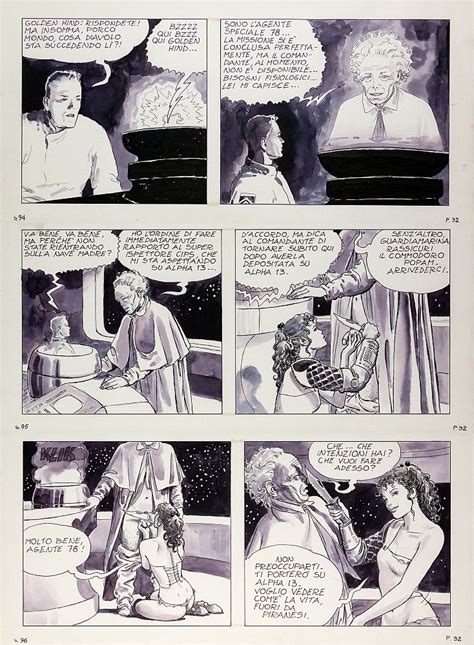 Fuga Da Piranesi Page 32 In David Lees Milo Manara Comic Art Gallery Room