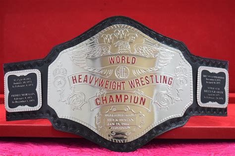 Hogan 84 Heavyweight Championship Memorable Championship Belt