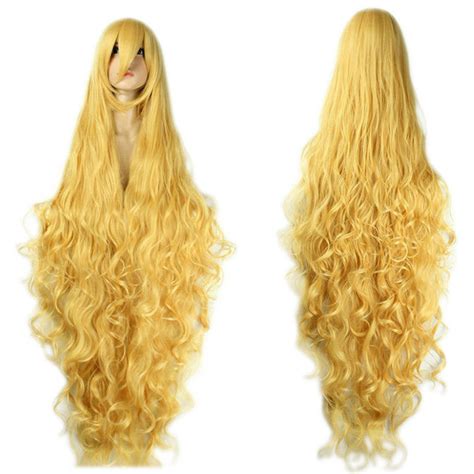 Cos Wig Long Curly Hair Curly Blonde Hair 150cm Gao Wensi Victoria With