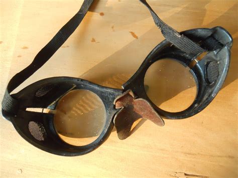Vintage Willson Goggles Safety Glasses Steampunk Motorcycle Etsy