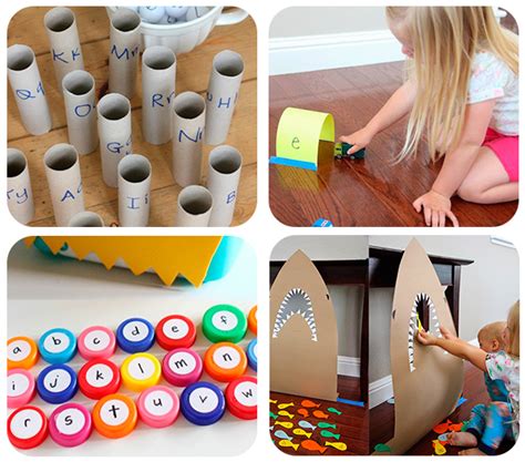 Material Reciclado Juegos Didacticos Para Niños De 2 A 3 Años Caseros