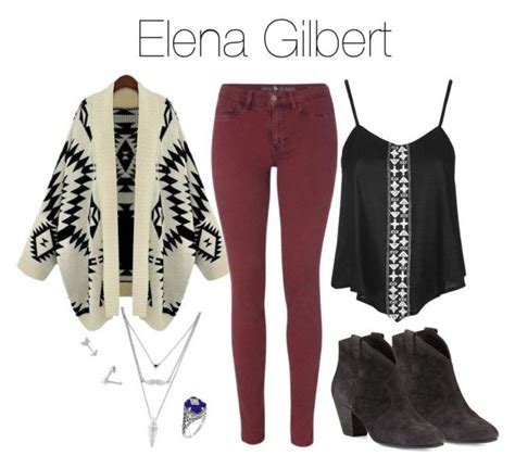 Elena Gilbert Inspired Outfit Görüntüler ile Kıyafet