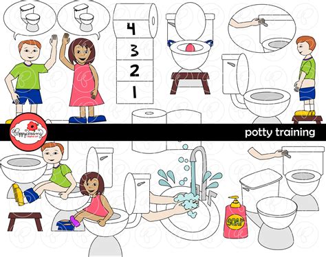 Potty Training Clipart