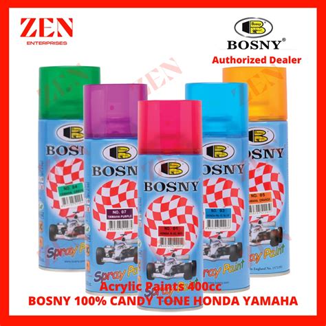 Bosny 8 Colors Candy Tone Hondayamaha Color Acrylic Spray Paint