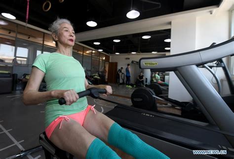 74 year old granny spends one hour every day in bodybuilding