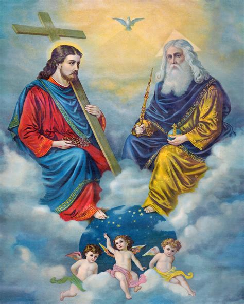 The Holy Trinity Sh Catholic Picture Print Etsy