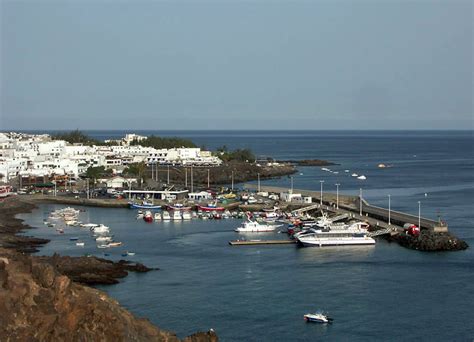The Town Of Puerto Del Carmen In Lanzarote