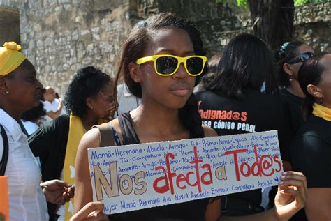 República Dominicana Concentración Por El Fin De La Violencia Contra Las Mujeres Via Campesina