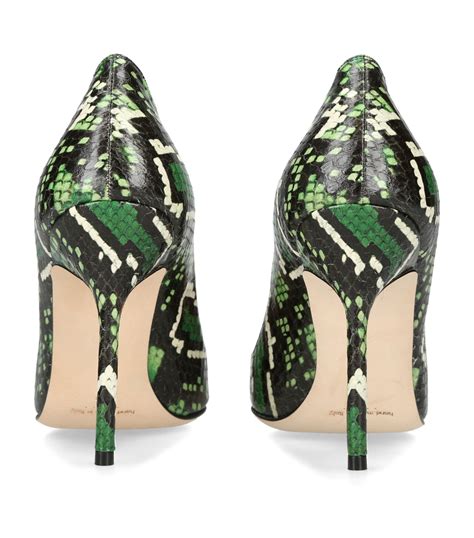 Manolo Blahnik Snakeskin Bb Pumps 105 Harrods Us