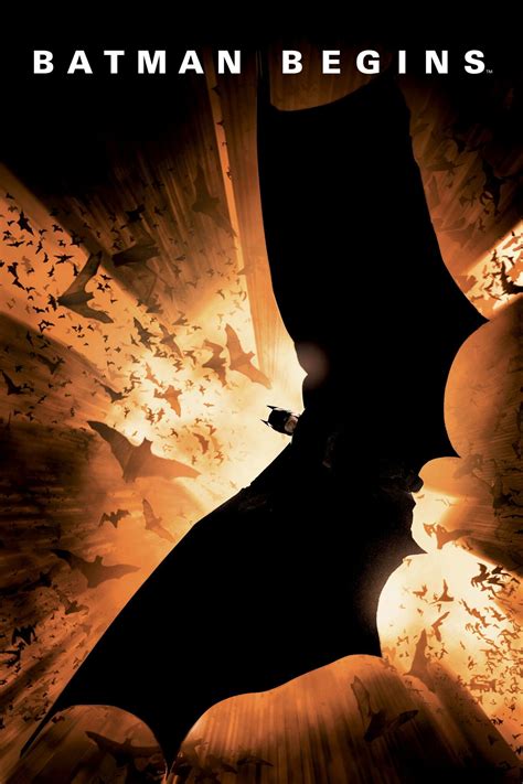 The Dark Knight Rises Movie Poster With Batmans Silhouette In Front Of