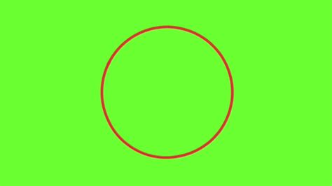 Nền Red Circle With Green Background Cho Slide Video Bài Viết