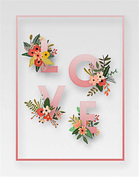 Simple Floral Text Effect Using The Mia Charro Graphics Bundle Textuts