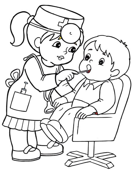 Dibujos de niños de jardin de infantes para colorear. Gratis para imprimir