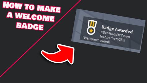 How To Make A Welcome Badge In Roblox Studio Youtube