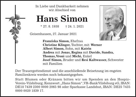 08:00 uhr bis 12:00 uhr: Traueranzeige Familienanzeigen / Todesanzeigen - idowa Markt