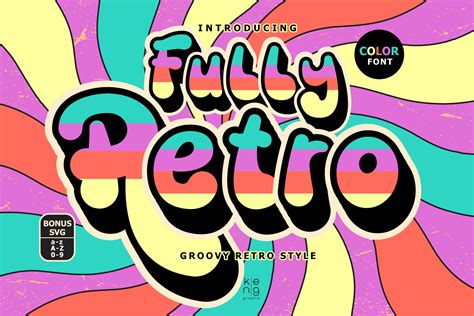Fully Retro Font By Keng Graphic · Creative Fabrica