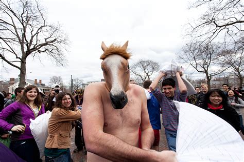 Photos From Pillow Fight Day 2014 In Boston