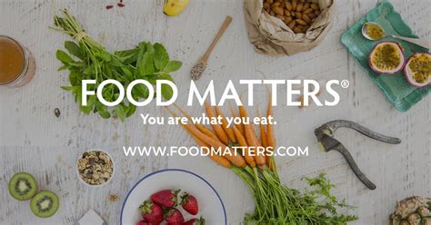 Food Matters Uncovers The Secrets Of Natural Health To Help You Achieve
