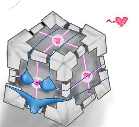 Sexii Companion Cube By RPpirate On DeviantArt