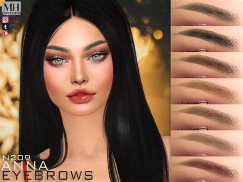 The Sims Resource Anna Eyebrows N209
